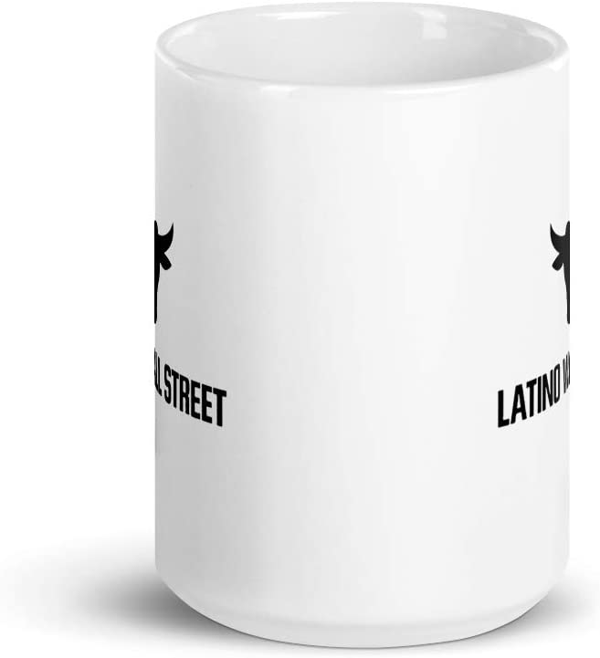 Latino Wall Street Toro 15 oz. White Mug