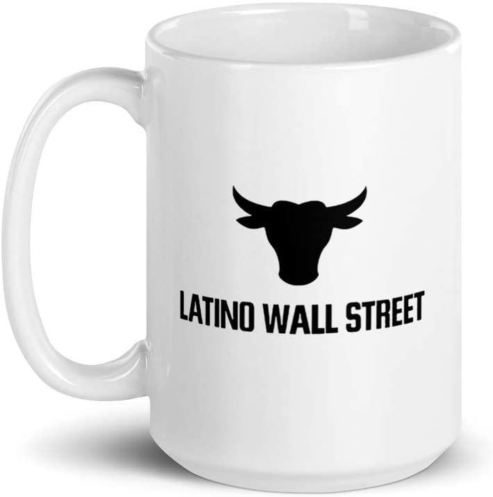 Latino Wall Street Toro 15 oz. White Mug