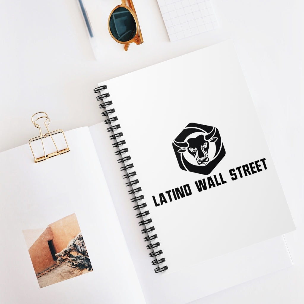 Latino Wall Street Spiral Notebook