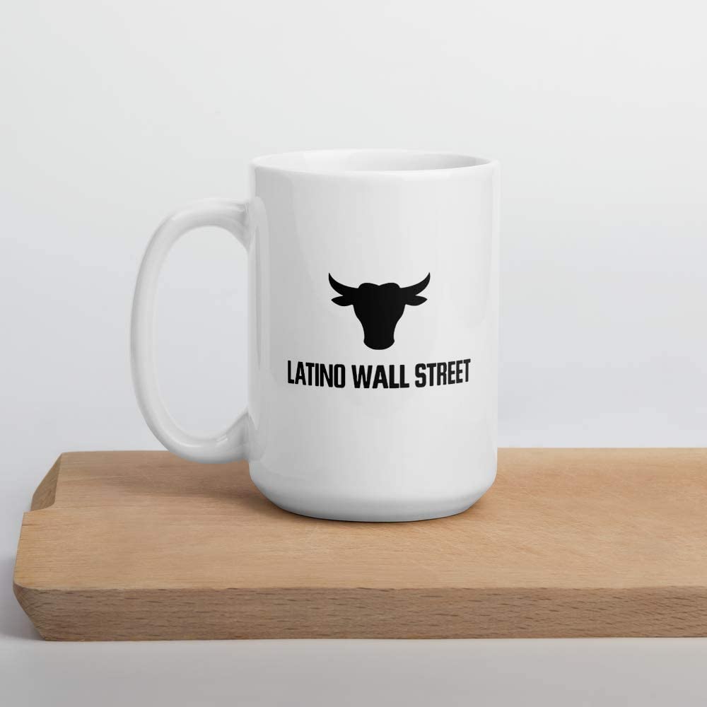 Latino Wall Street Toro 15 oz. White Mug